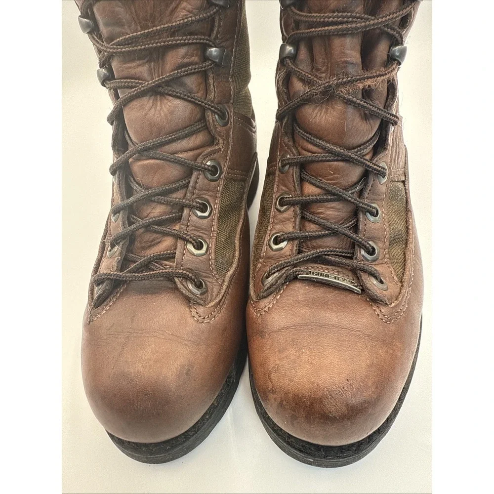Browning Brown Leather Hunting Boots Size 6.5 MW‎ 8.5